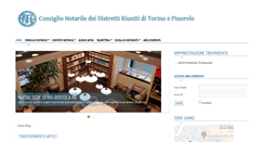 Desktop Screenshot of consiglionotariletorino.it